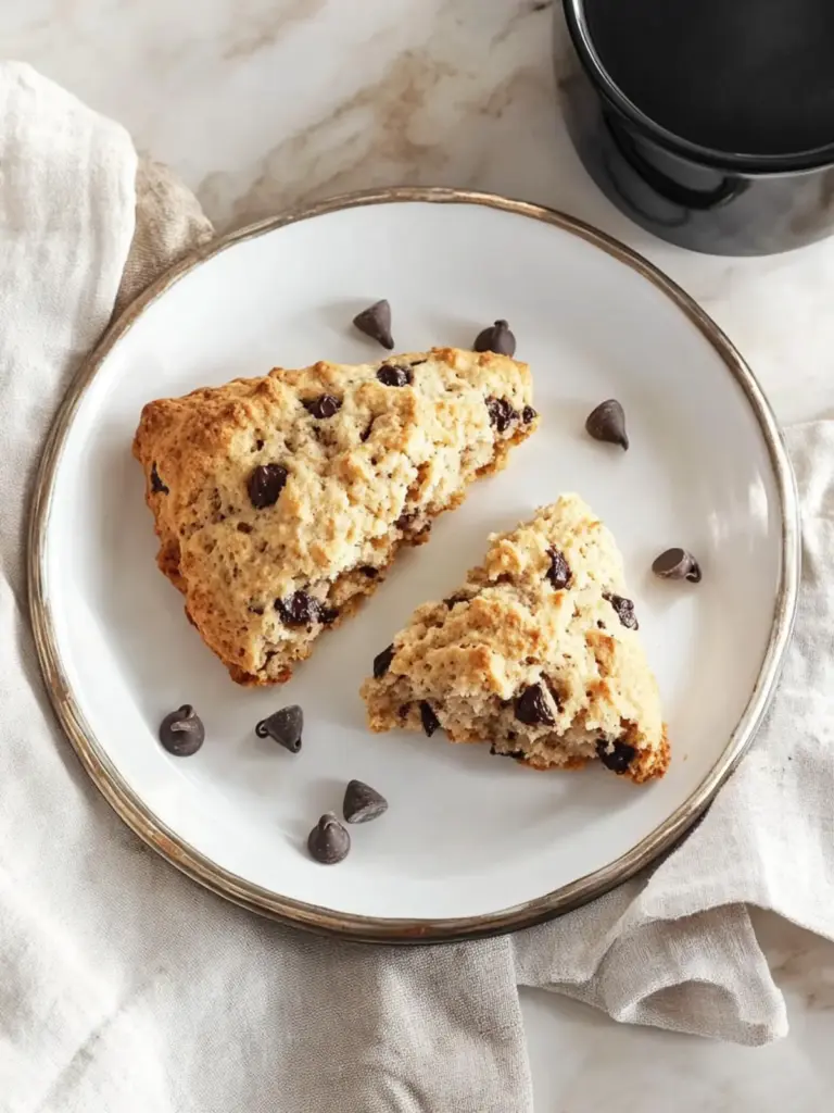 Banana Chocolate Chip Scones