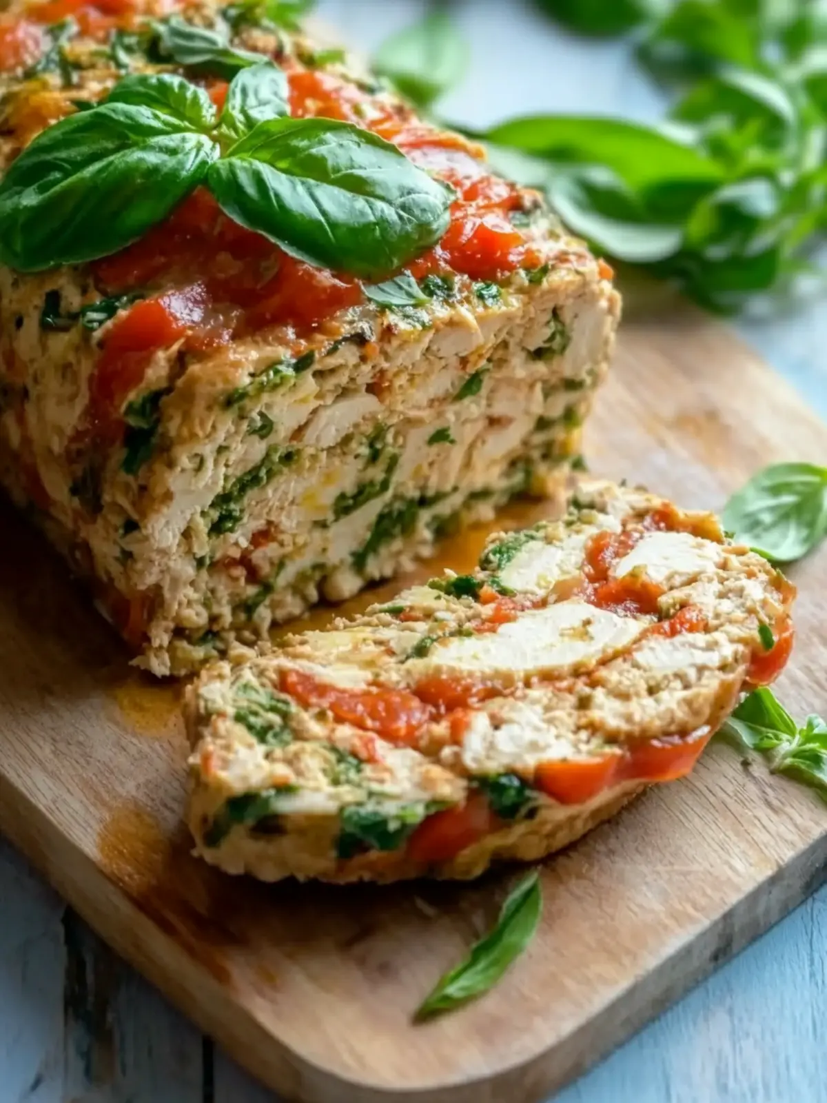 Caprese Chicken Meatloaf: A Flavorful Twist on Comfort Food 3 Caprese Chicken Meatloaf
