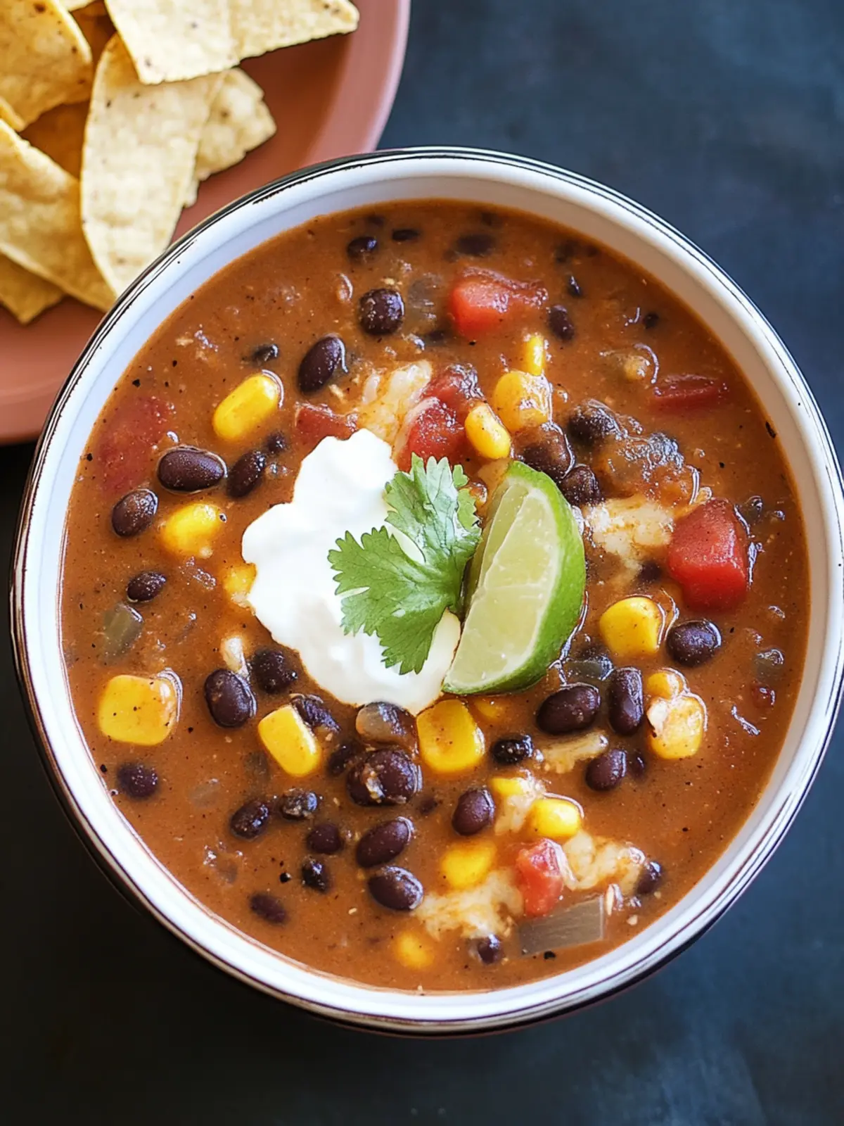 Savor the Warmth of Homemade Black Bean Enchilada Soup 2 Black Bean Enchilada Soup