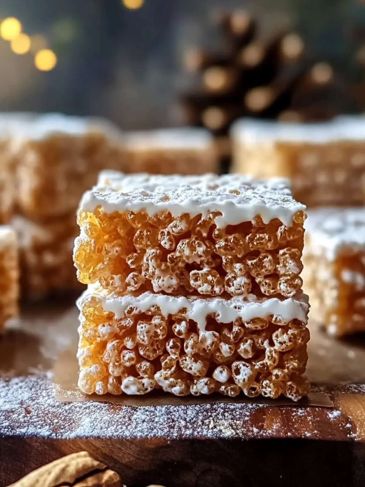 Gingerbread Rice Krispie Treats for a Festive Twist 2 Gingerbread Rice Krispie