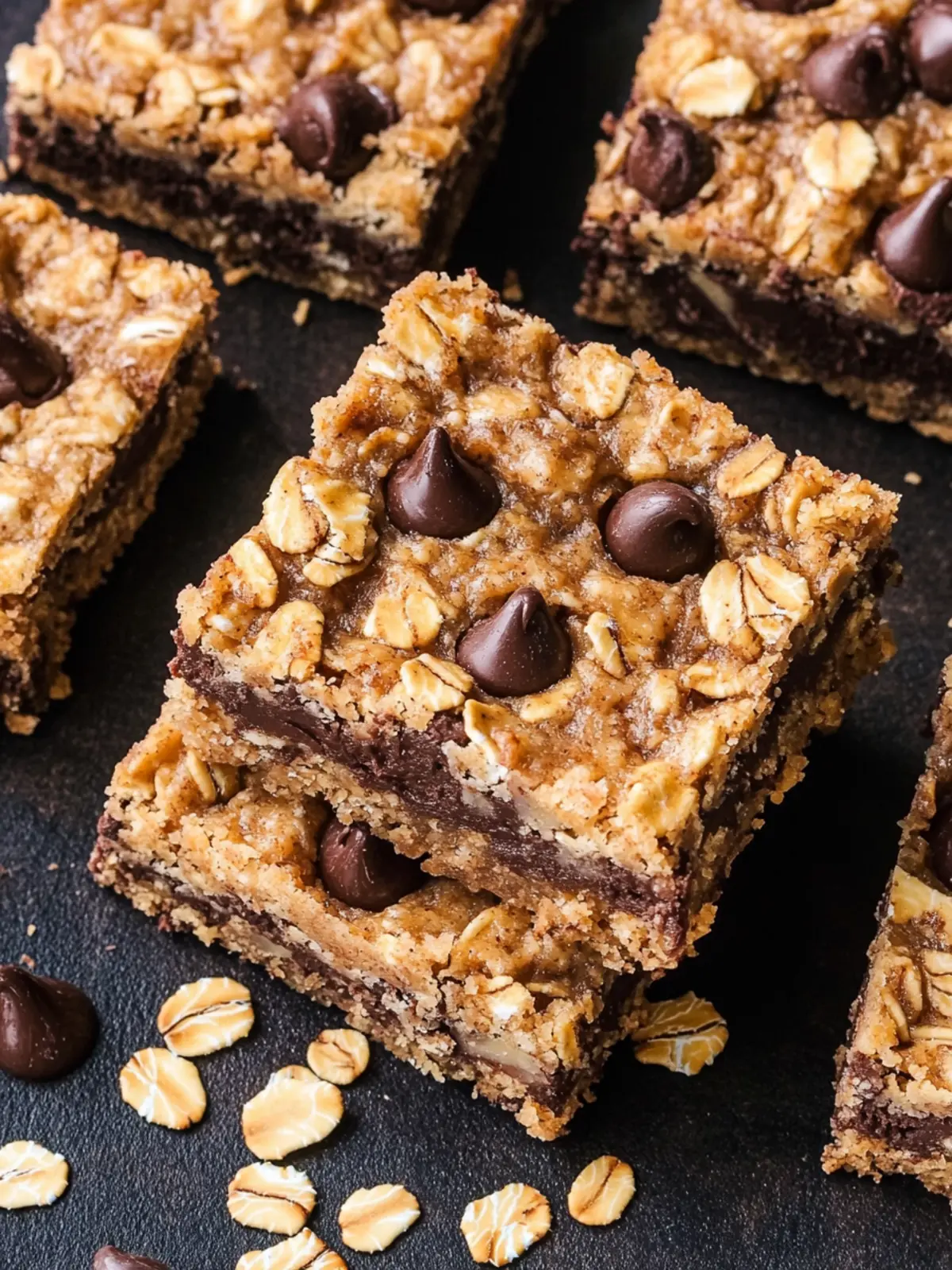 Decadent Chocolate Chip Peanut Butter Oatmeal Bars Made Easy 3 Chocolate Chip Peanut Butter Oatmeal Bars
