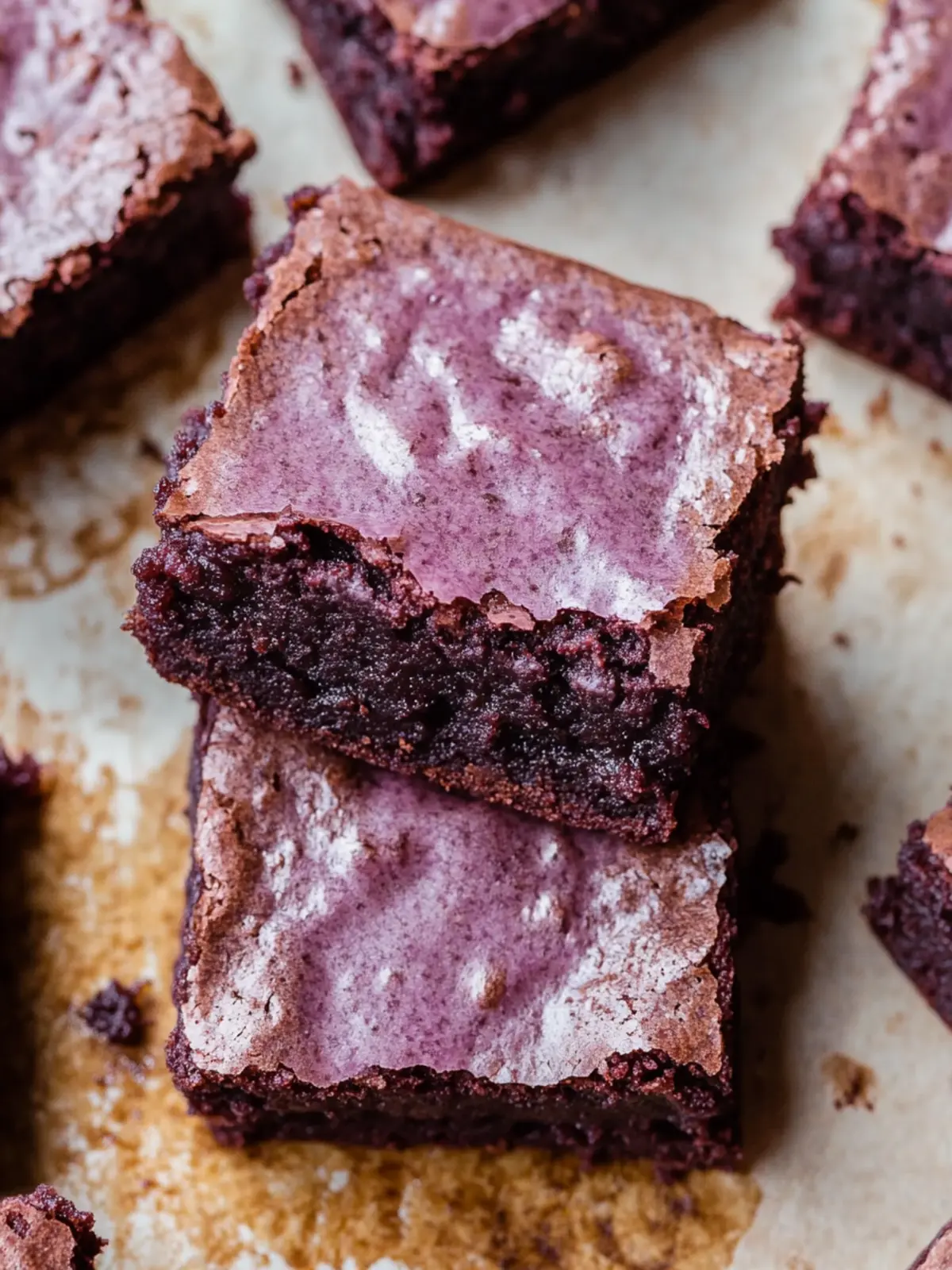 Irresistible Ube Brownies That Are Gooey and Gluten-Free 3 Ube Brownies