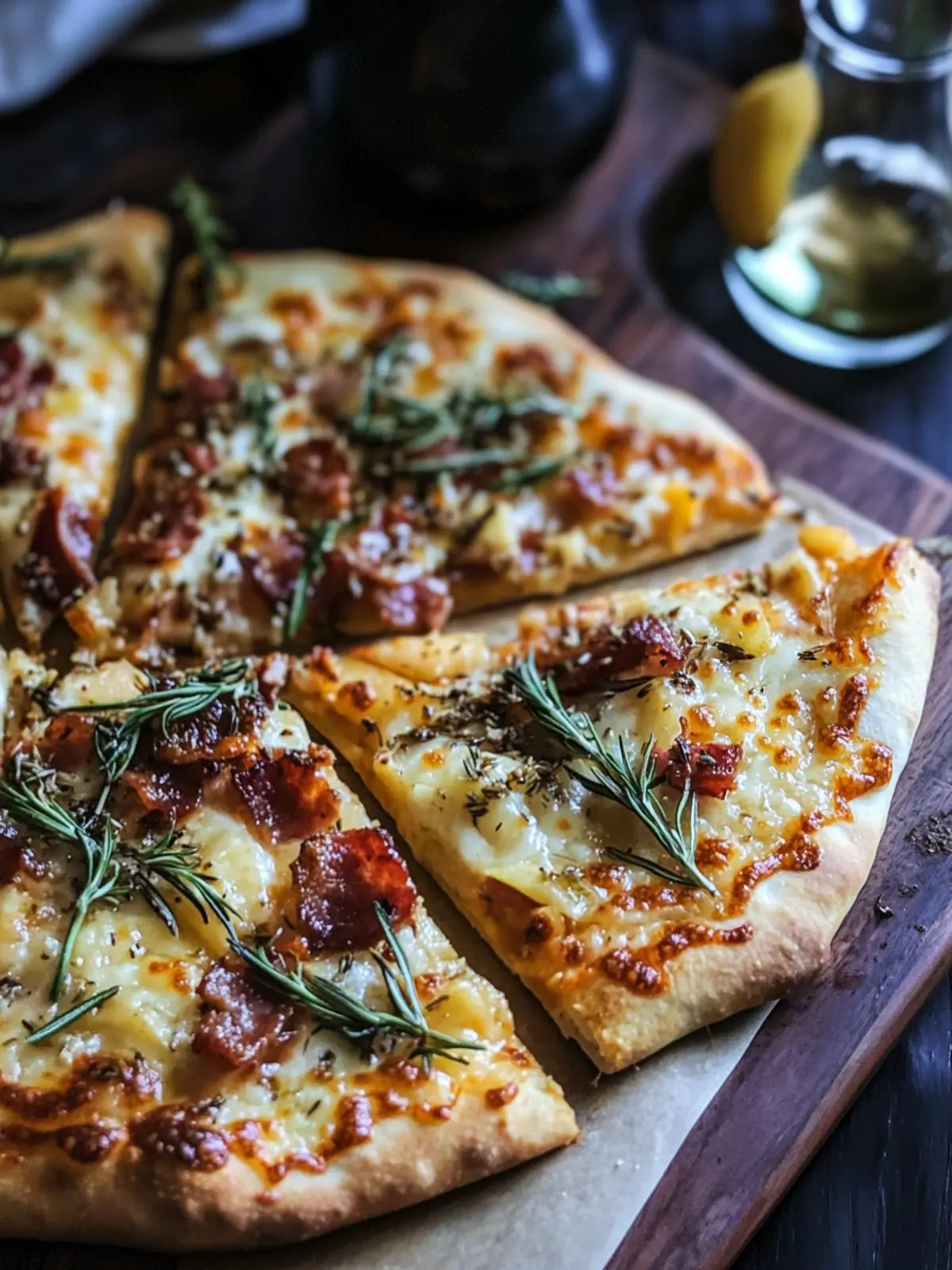Irresistible Apple Cheddar Rosemary Bacon Pizza Recipe 5 Apple Cheddar Rosemary Bacon Pizza