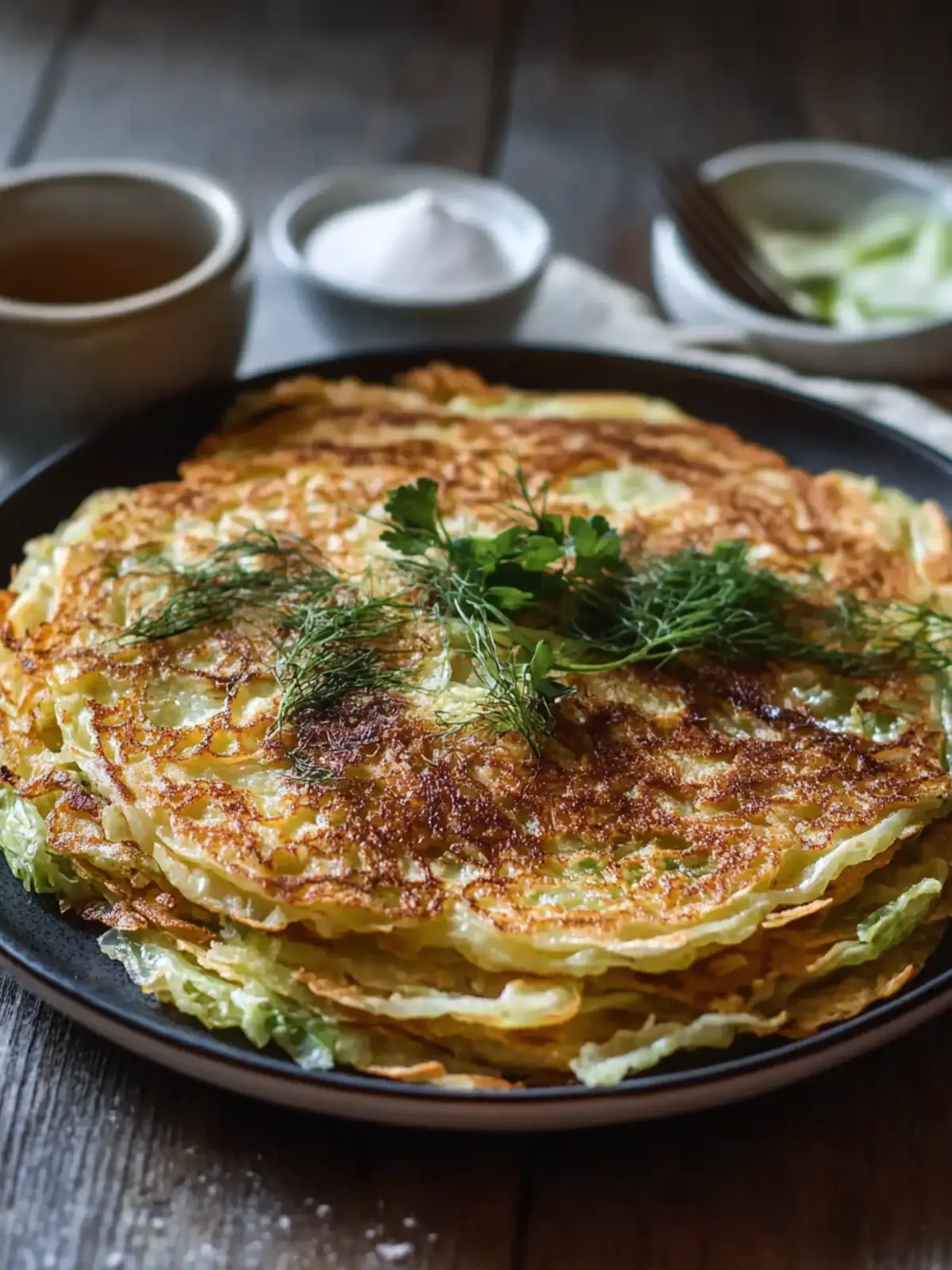 Crispy Cabbage Pancake: Your New Favorite Veggie Delight 3 Crispy Cabbage Pancake