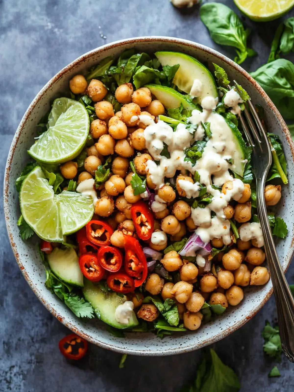 Crispy Chili Lime Chickpea Salad for a Zesty Vegan Feast 3 Crispy Chili Lime Chickpea Salad