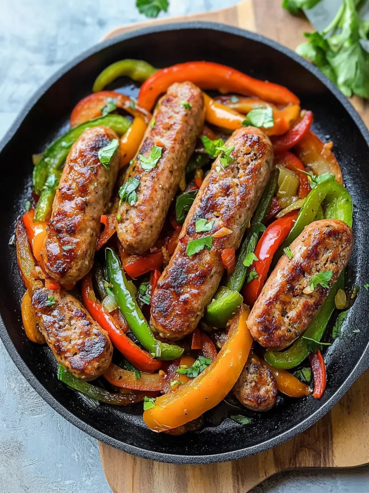 Savoring Italian Sausage Peppers and Onions in One Skillet 4 Italian Sausage Peppers and Onions