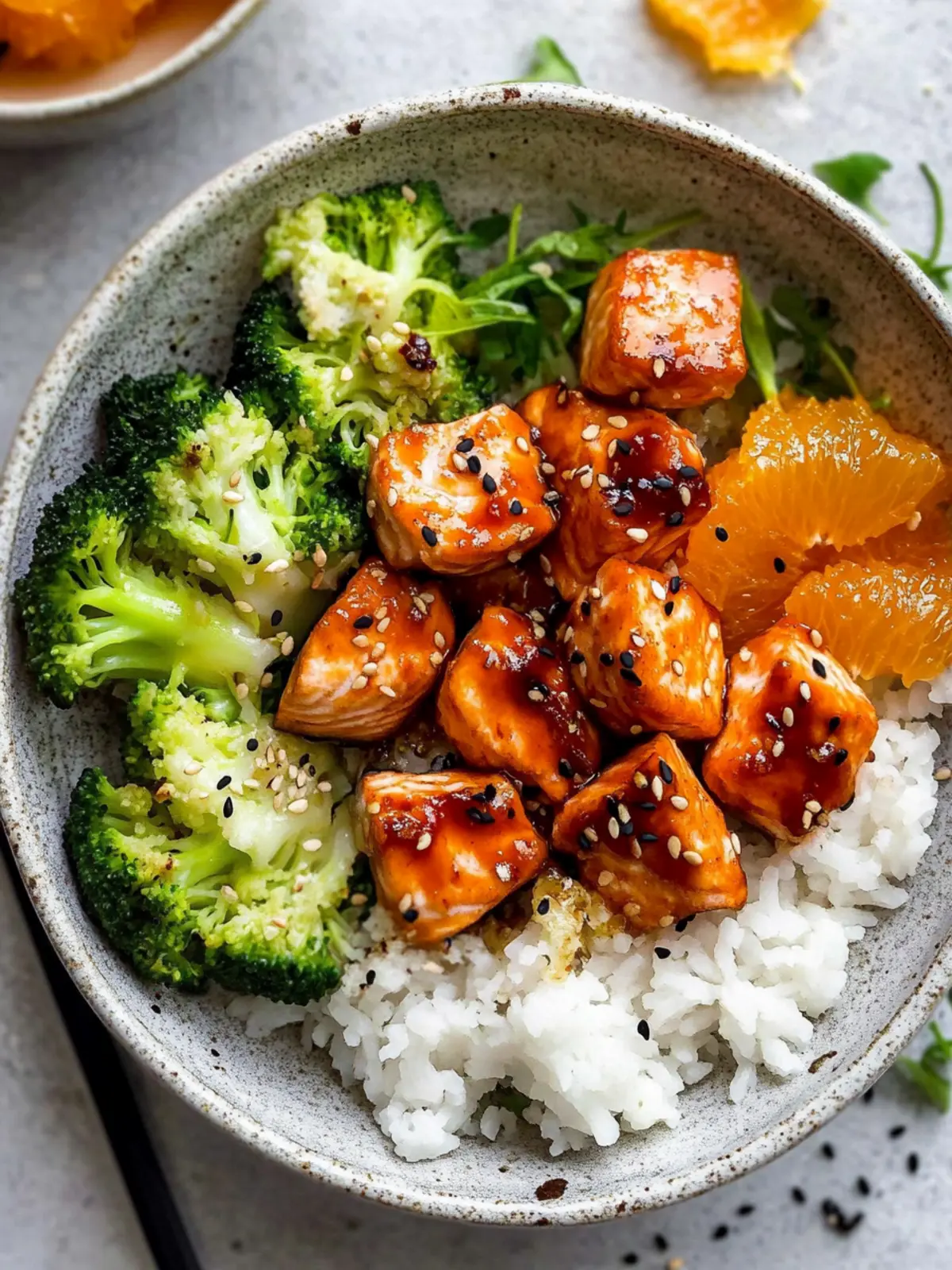 Savor the Best Crispy Orange Salmon Bowls in 25 Minutes 2 Crispy Orange Salmon Bowls