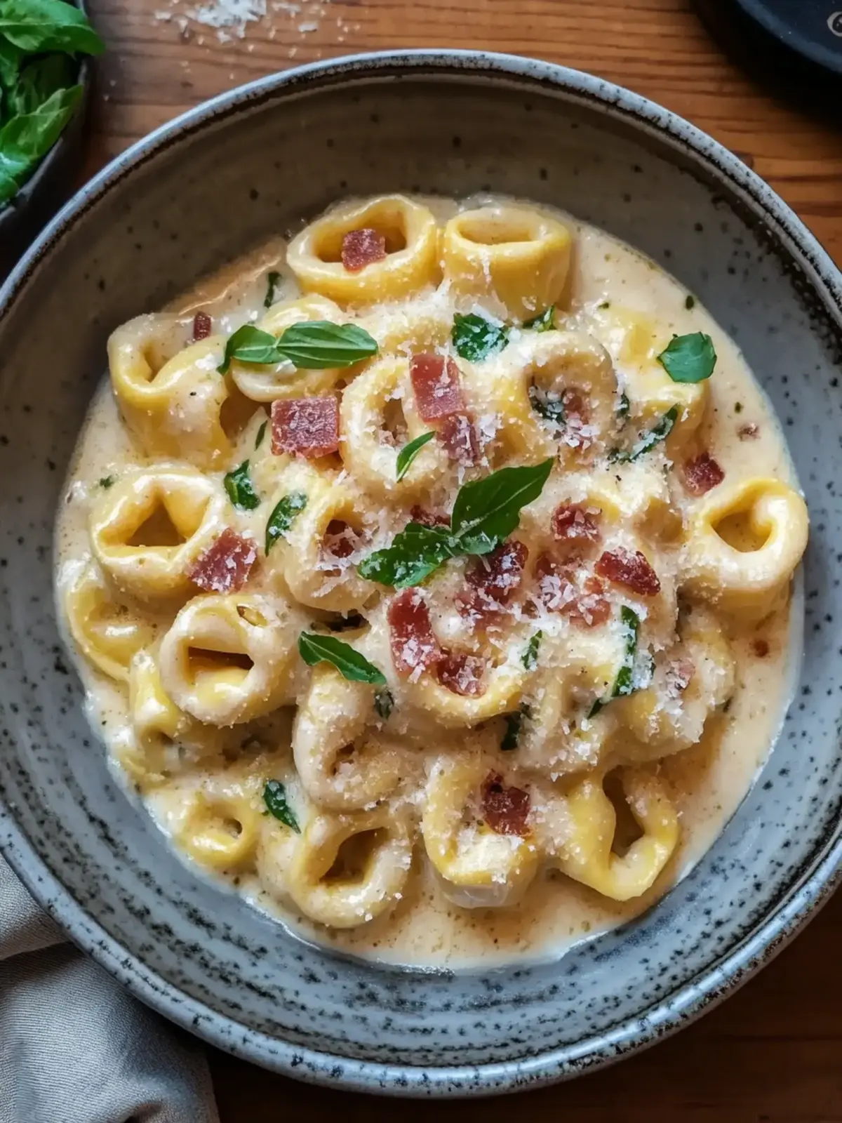 Creamy Tortellini Carbonara: A Cozy Twist on Classic Pasta 4 Creamy Tortellini Carbonara