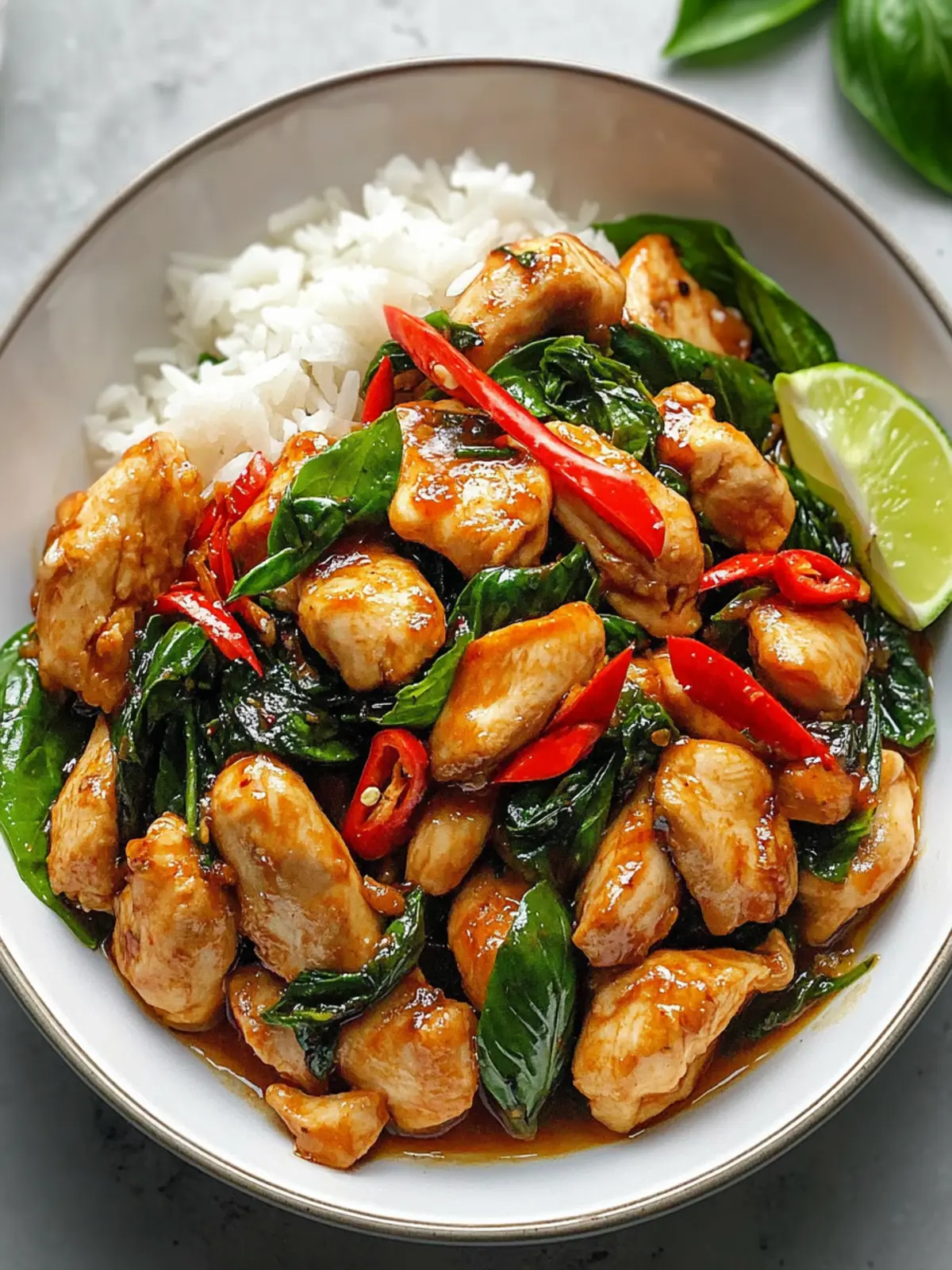 Thai Basil Chicken Stir-Fry: Bold Flavors for Home Cooks 2 Thai Basil Chicken