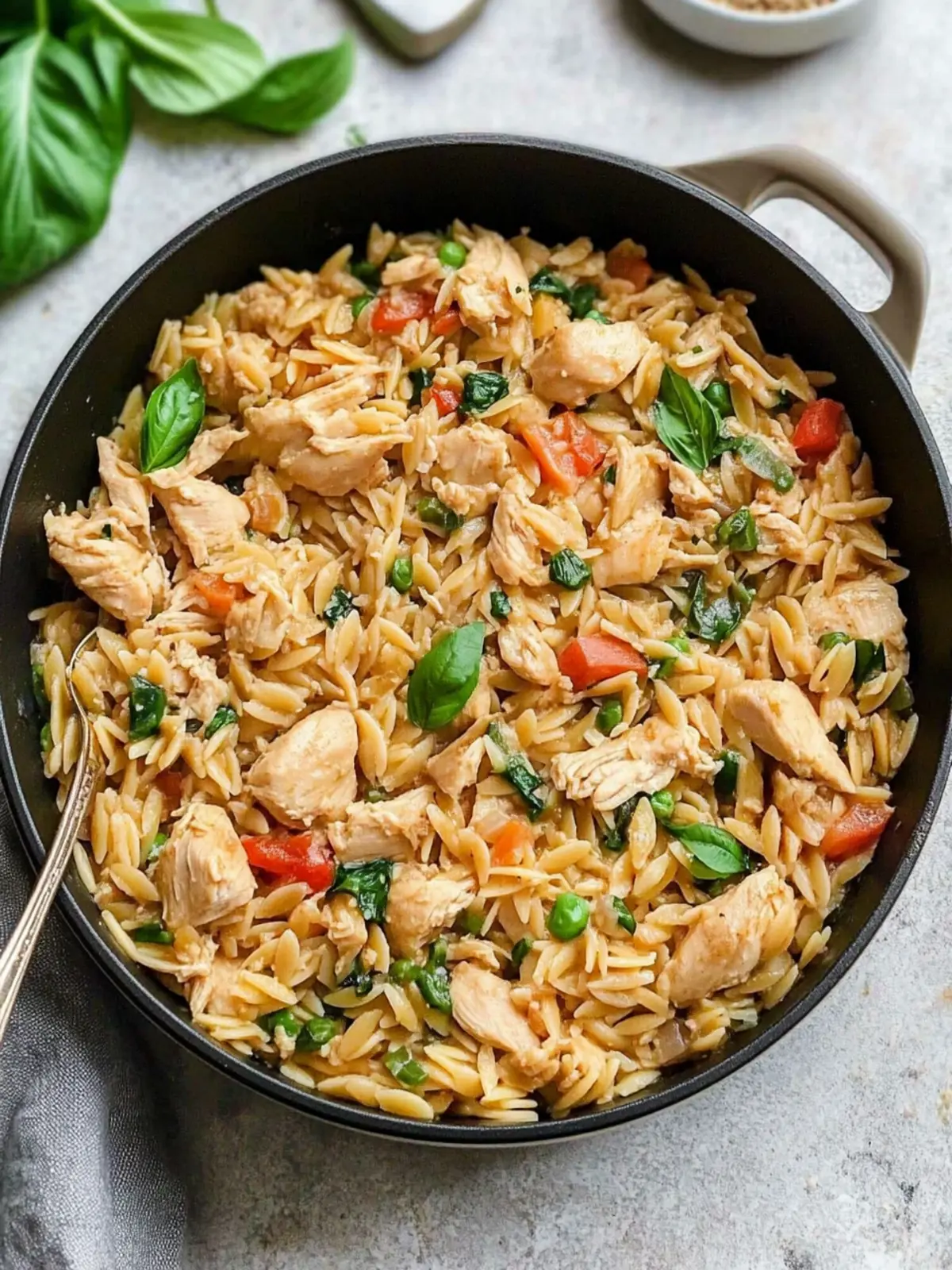 Creamy One Pot Chicken Orzo in Just 30 Minutes! 2 One Pot Chicken Orzo