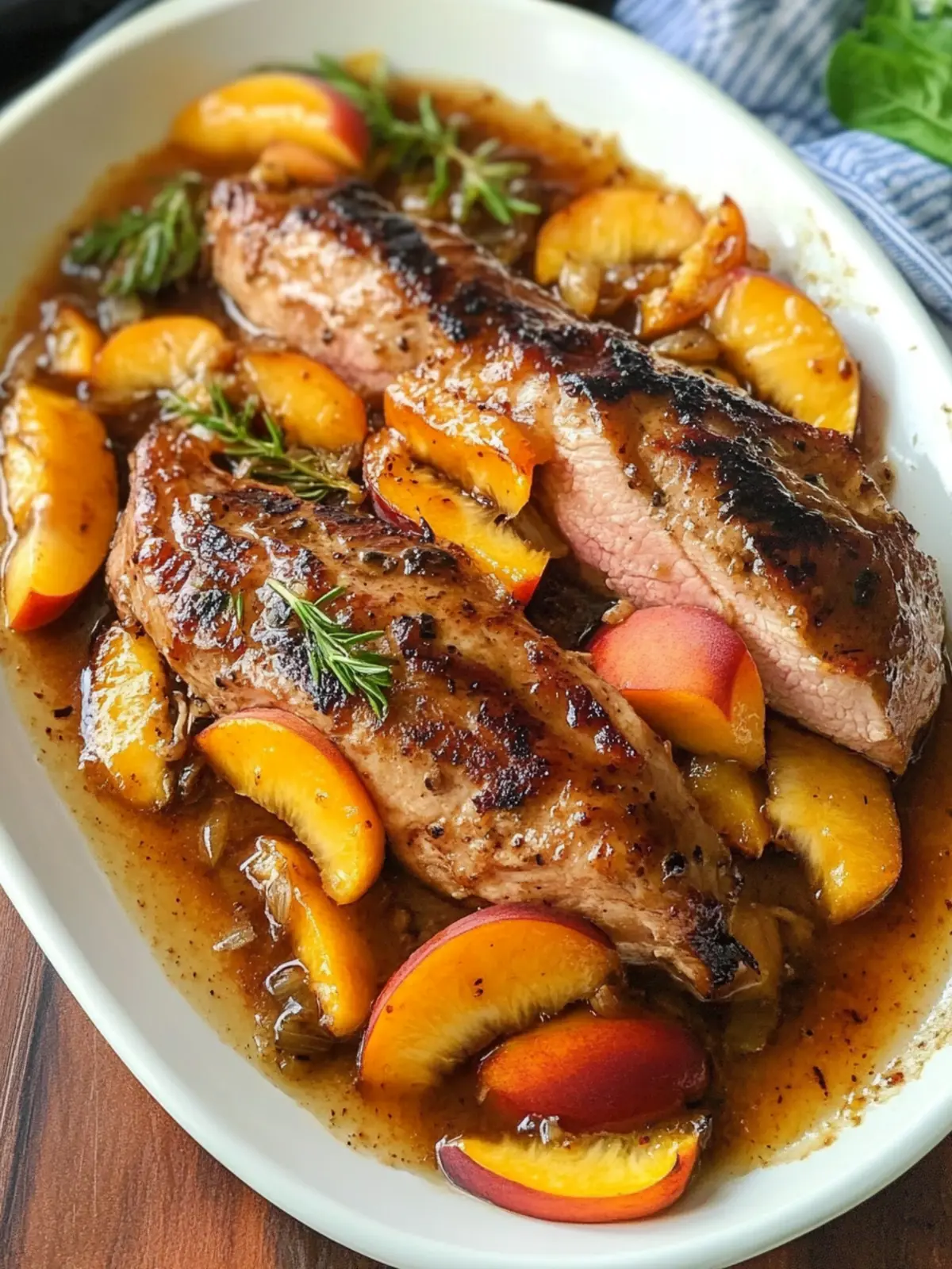 Peach Glazed Pork Tenderloin: Simple Joy for Summer Dinners 4 Peach Glazed Pork Tenderloin
