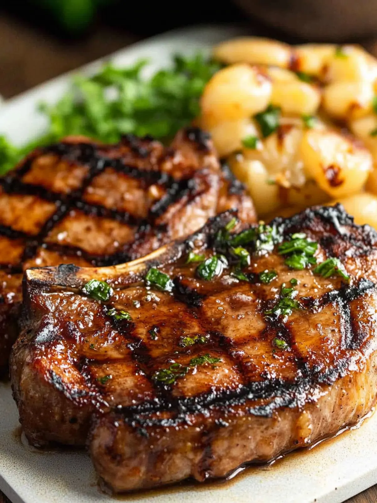 Tropical Hawaiian Grilled Pork Chops Your BBQ Will Love 2 Hawaiian Grilled Pork Chops