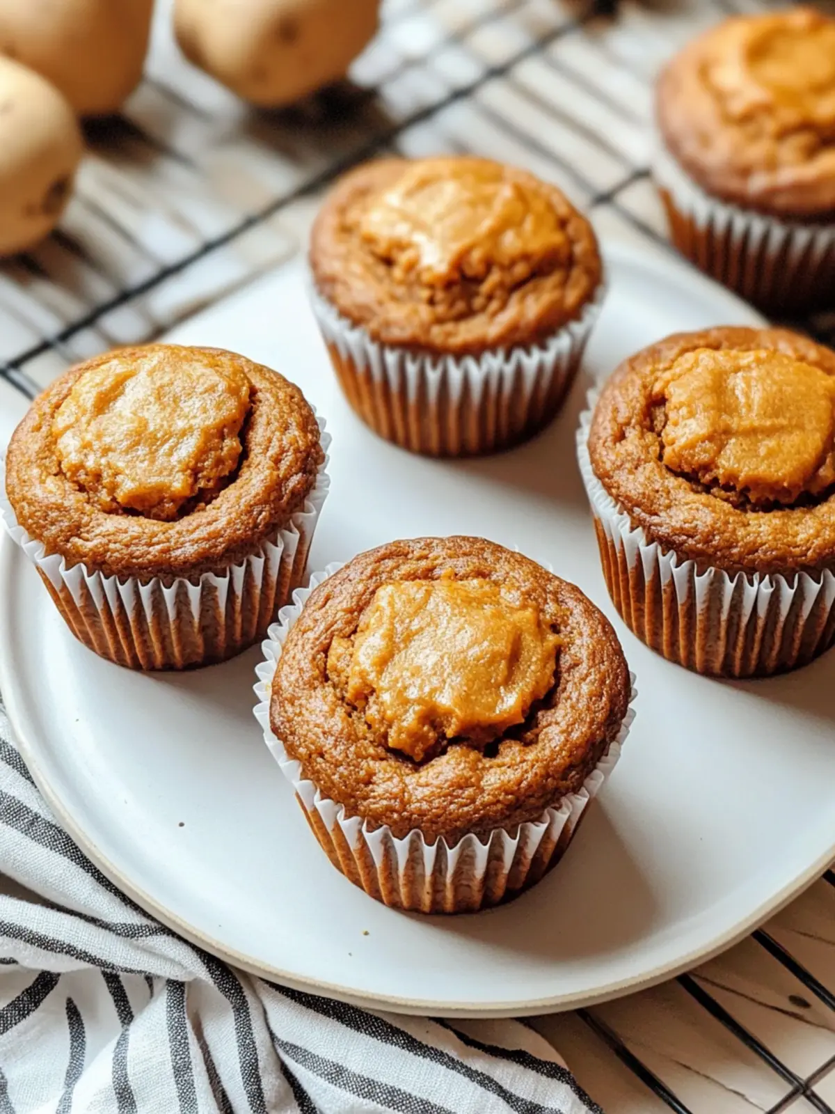 Peanut Butter Sweet Potato Muffins that Delight Everyone! 3 Peanut Butter Sweet Potato Muffins