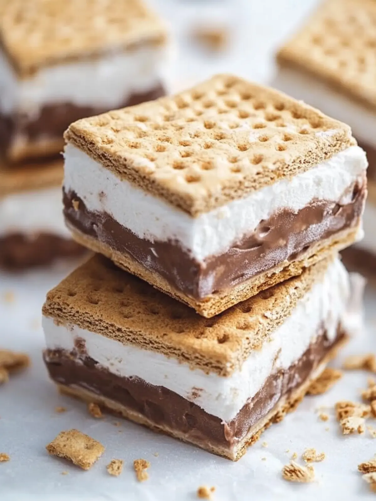 Irresistible Frozen S’mores Bars for Ultimate Summer Bliss 3 Frozen S’mores