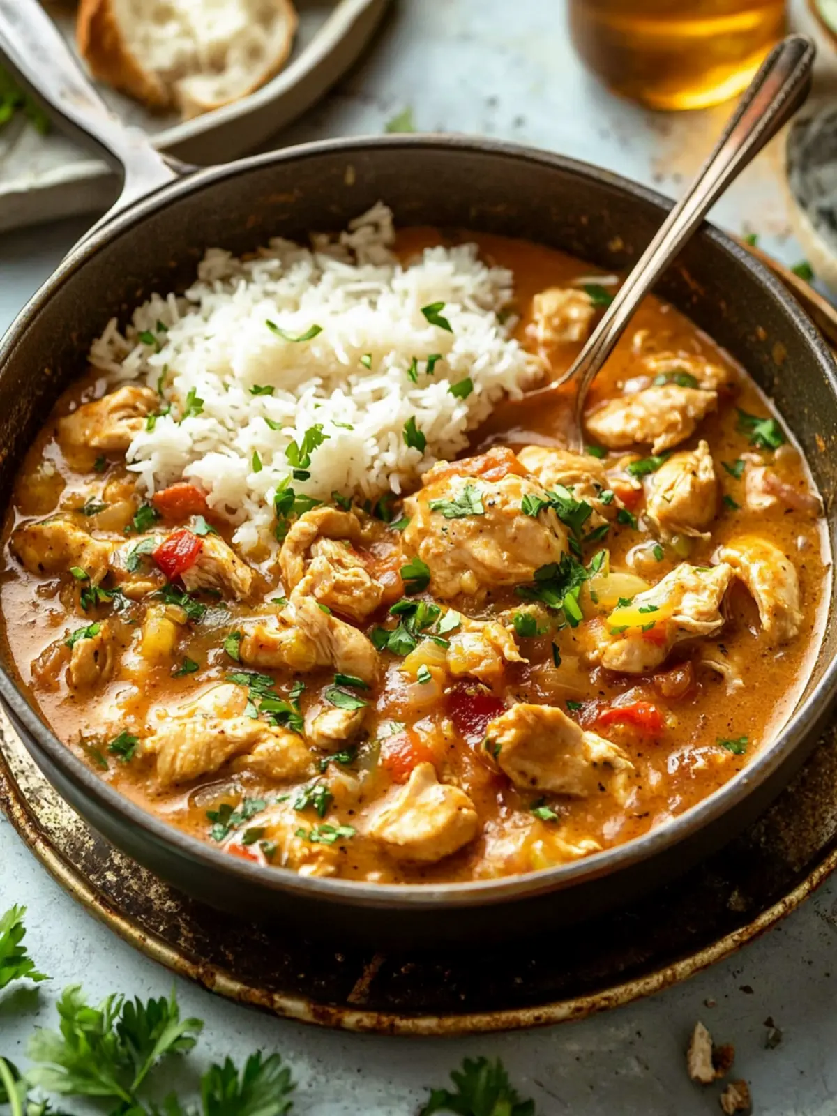 Savory Chicken Étouffée: A Comforting Cajun Delight 5 Chicken Étouffée