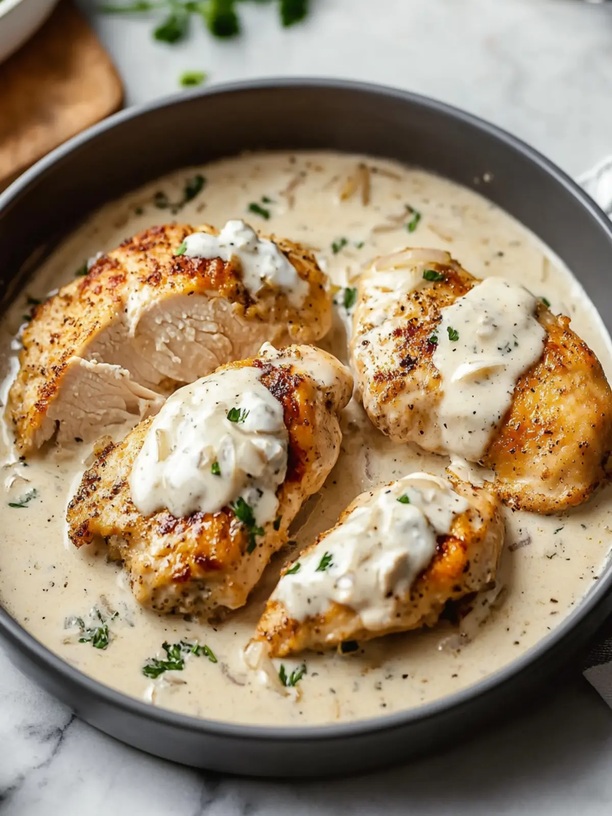 Sour Cream and Onion Chicken in 30 Minutes or Less 2 Sour Cream and Onion Chicken