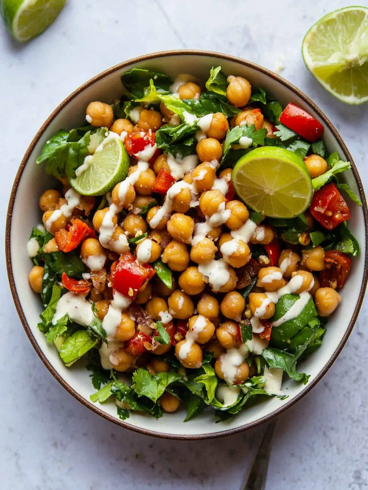 Crispy Chili Lime Chickpea Salad for a Zesty Vegan Feast 2 Crispy Chili Lime Chickpea Salad