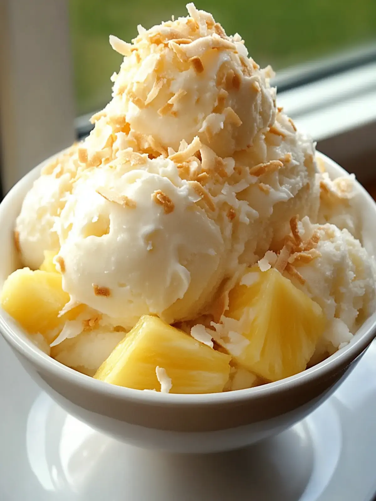 Creamy Pineapple Coconut Ice Cream for a Tropical Escape 2 Creamy Pineapple Coconut Ice Cream