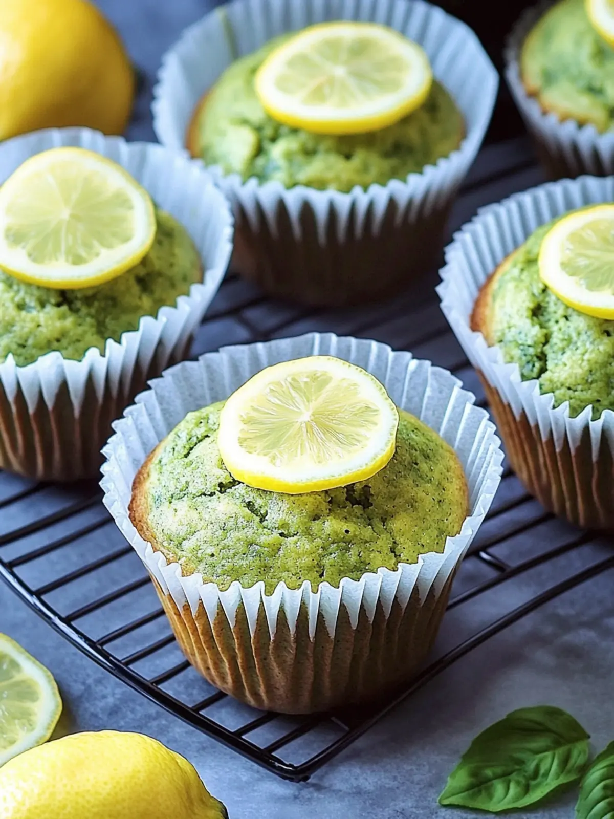 Delightful Matcha Lemon Muffins for a Healthy Breakfast Boost 2 Matcha Lemon Muffins