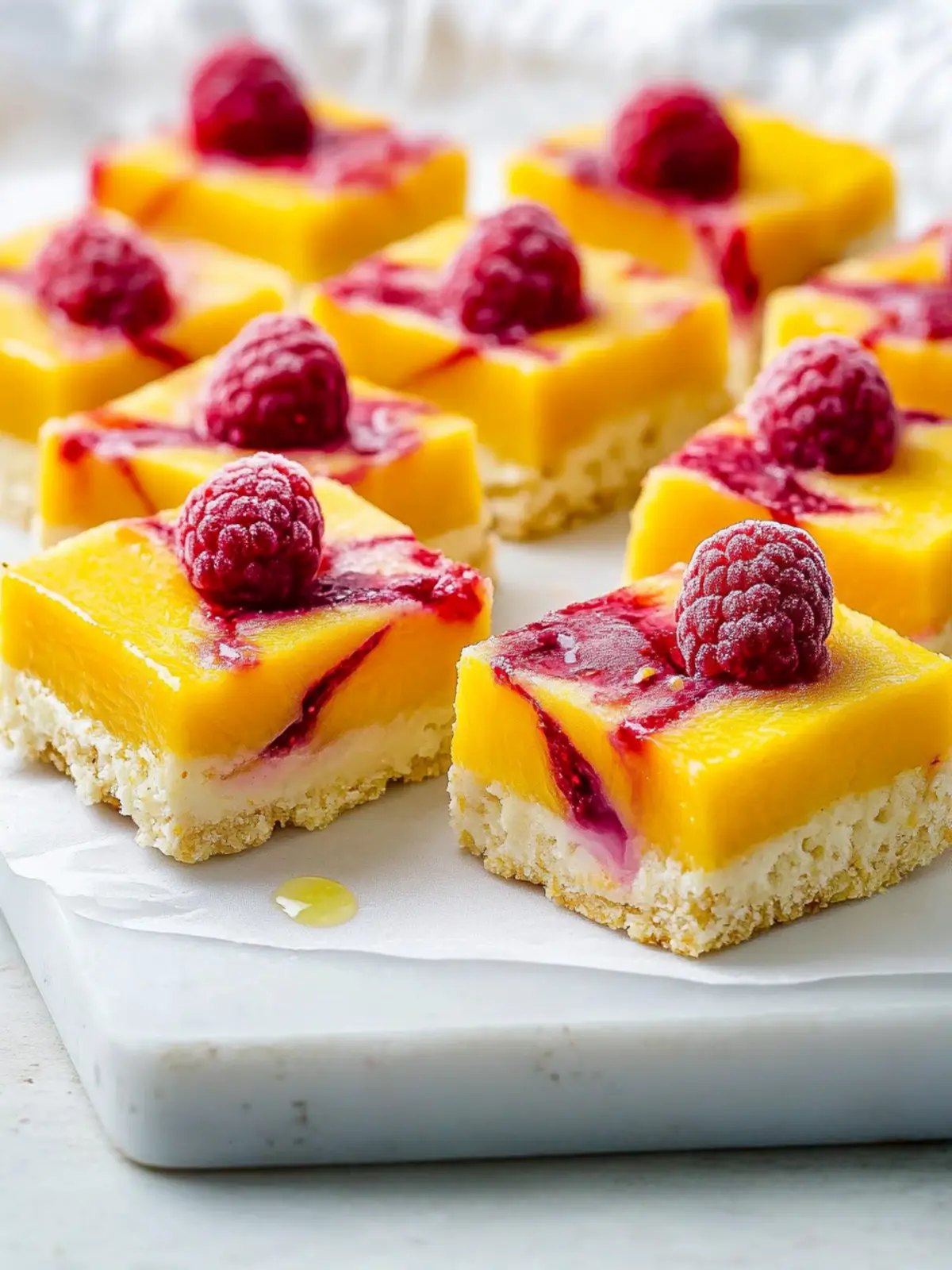 Raspberry Mango Bars: Summer's Sweetest Homemade Treat 2 Raspberry Mango Bars