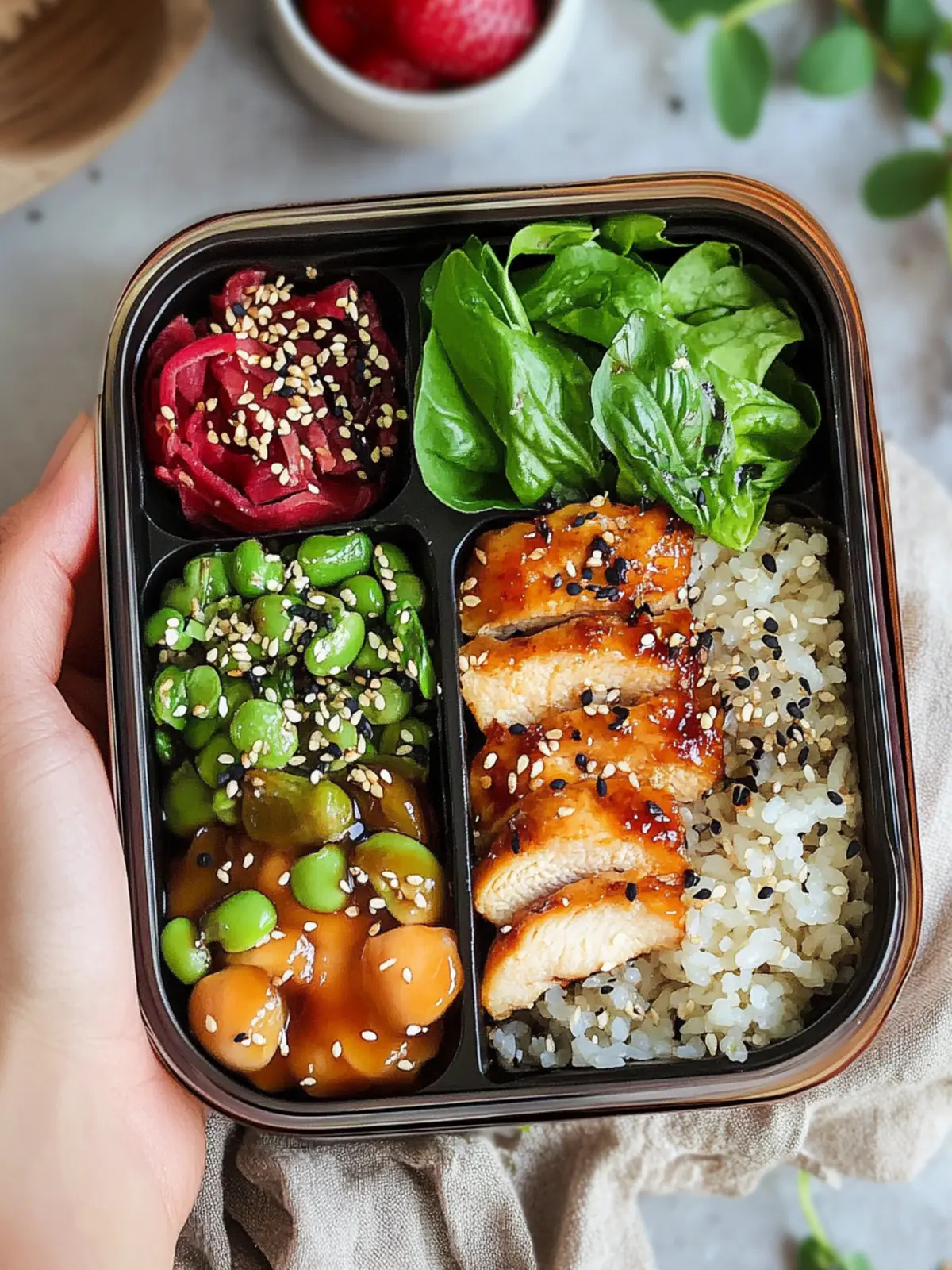 Savory Chicken Teriyaki Bento Box for DIY Lunch Bliss 3 Chicken Teriyaki Bento Box