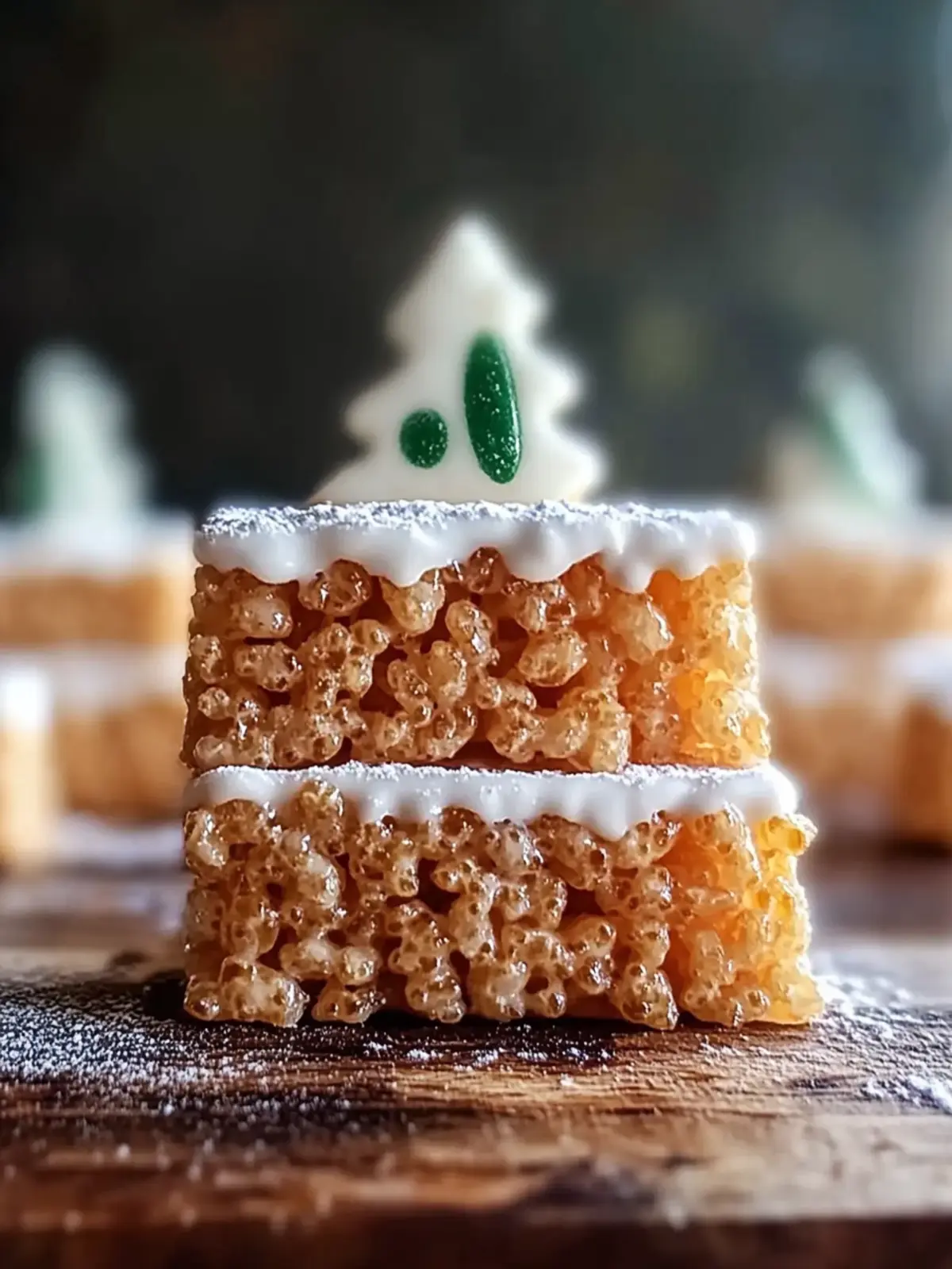 Gingerbread Rice Krispie Treats for a Festive Twist 5 Gingerbread Rice Krispie