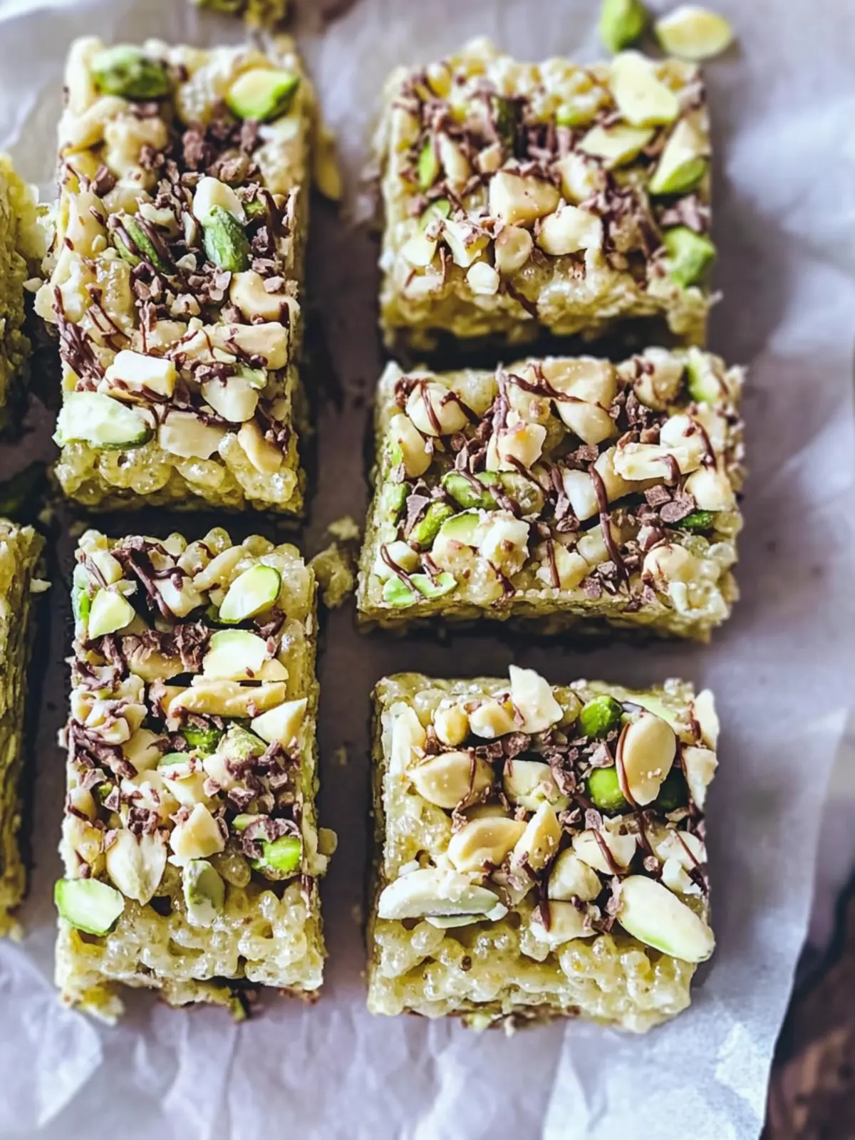 Pistachio and White Chocolate Rice Krispies Treats You’ll Love 4 Pistachio and White Chocolate Rice Krispies Treats