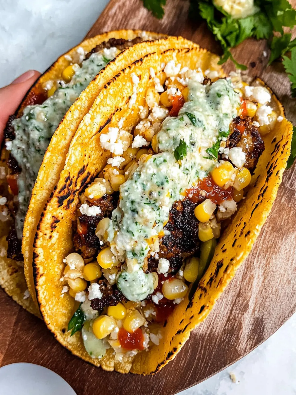 Street Corn Smash Burger Tacos: A Flavor-Packed Twist! 4 Street Corn Smash Burger Tacos