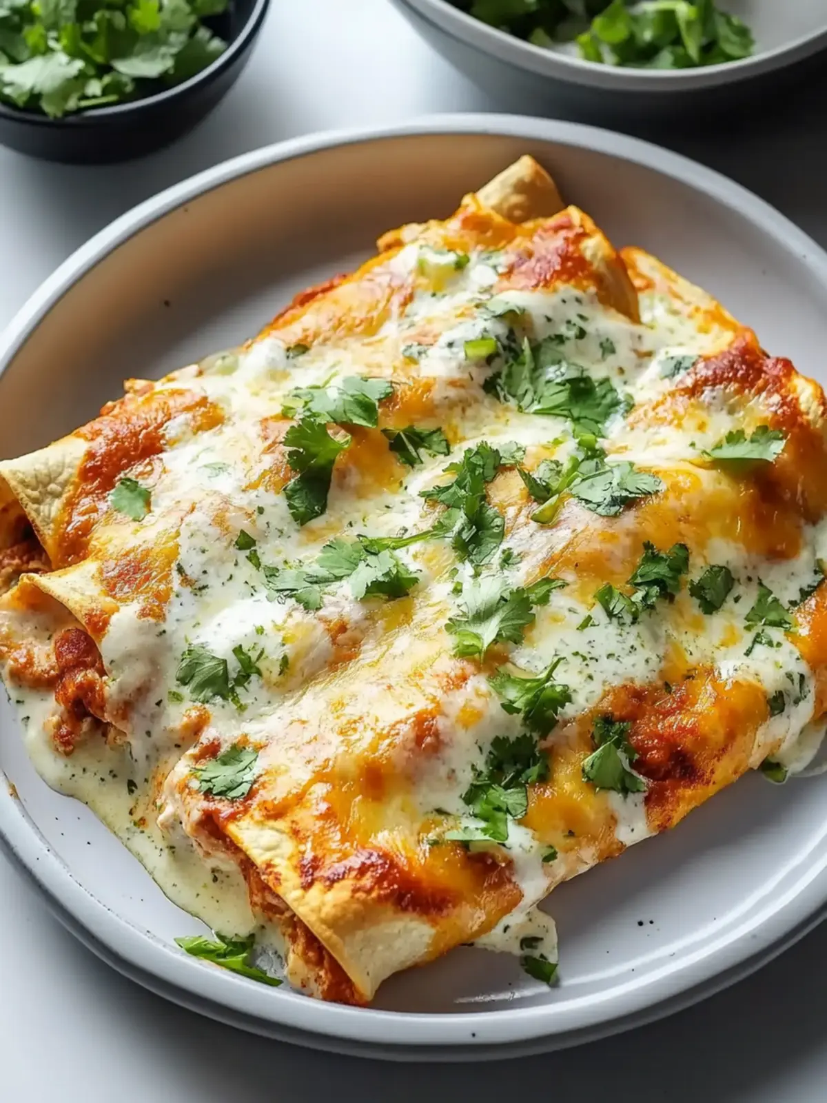 High Protein Chicken Enchiladas for a Flavor-Packed Dinner 4 High Protein Chicken Enchiladas