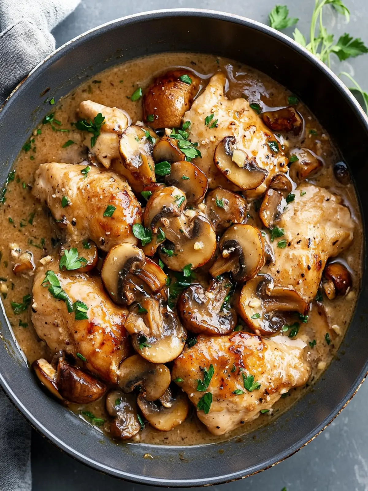 Mushroom Chicken Delight: A Comforting Homemade Feast 5 Mushroom Chicken