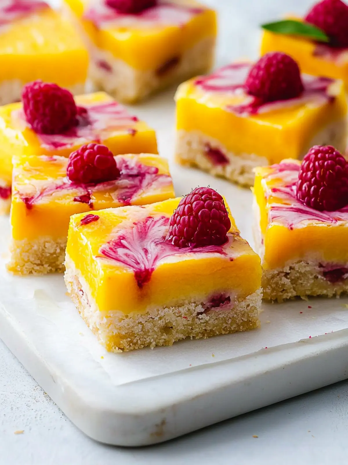 Raspberry Mango Bars: Summer's Sweetest Homemade Treat 3 Raspberry Mango Bars