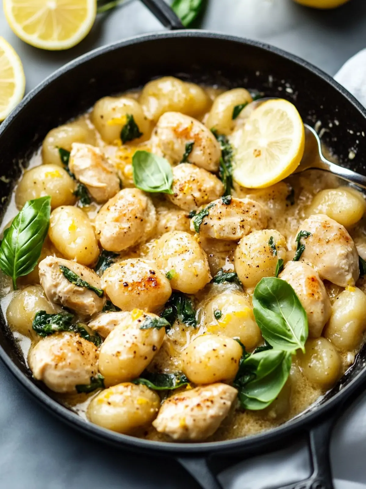 Creamy Lemon Chicken Gnocchi: A 30-Minute Comfort Meal 5 Lemon Chicken Gnocchi