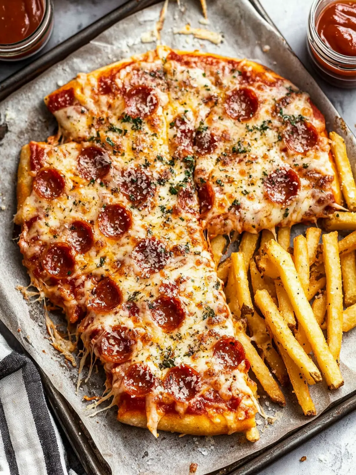 Irresistible Pizza Fries: Homemade Comfort in Every Bite 2 Pizza Fries