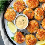 Delicious Mini Salmon Cakes with Zesty Sriracha Aioli 9 Mini Salmon Cakes