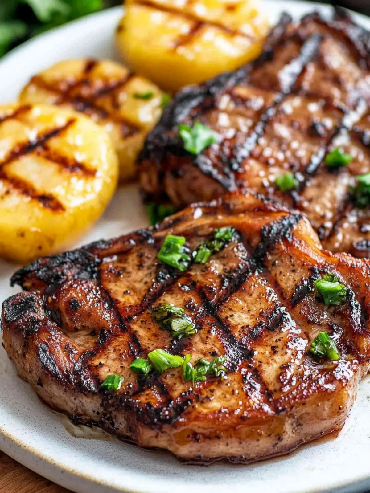 Tropical Hawaiian Grilled Pork Chops Your BBQ Will Love 5 Hawaiian Grilled Pork Chops