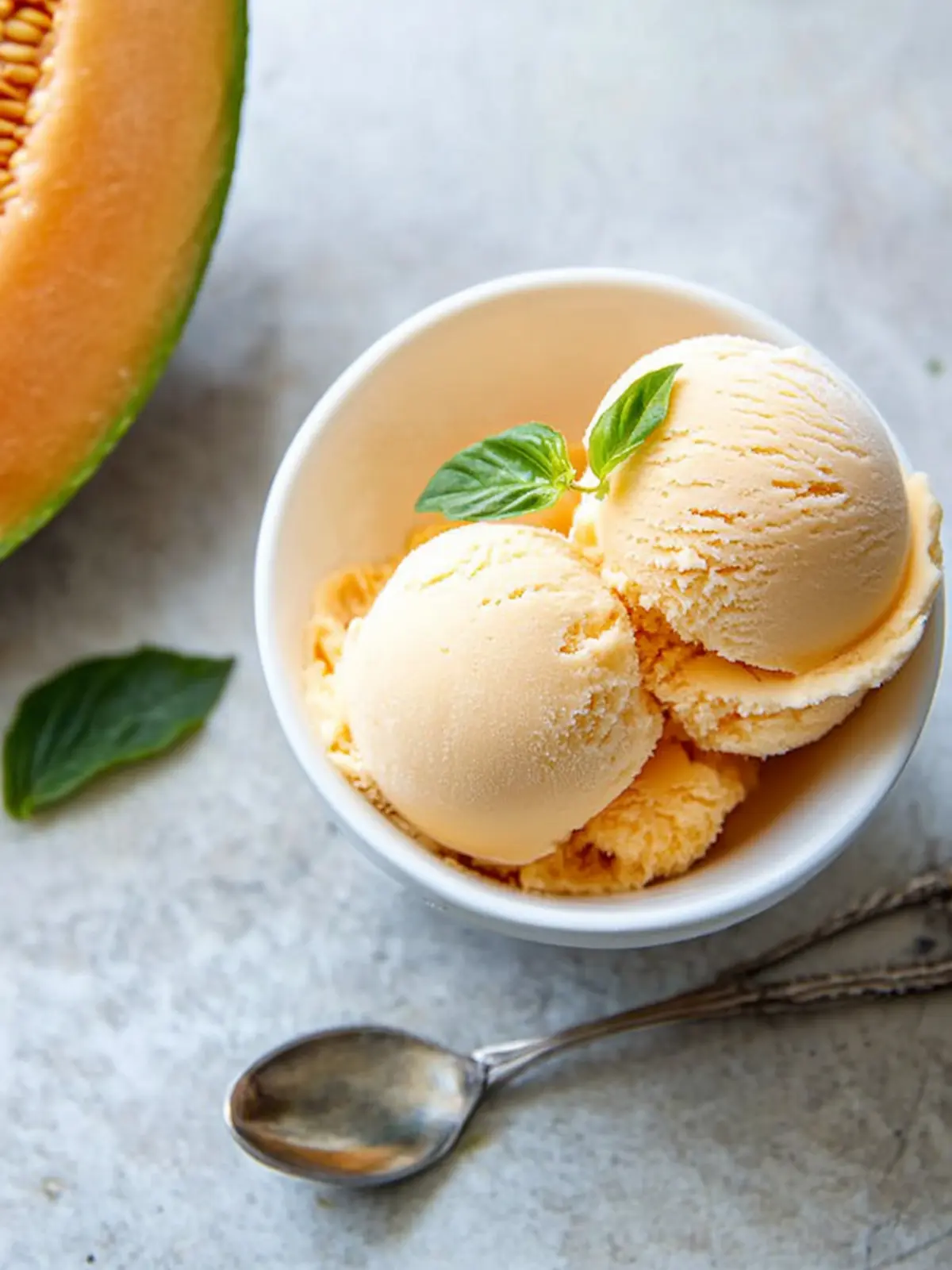 Cantaloupe Sea Salt Ice Cream: A Creamy Summer Delight 4 Cantaloupe Sea Salt Ice Cream