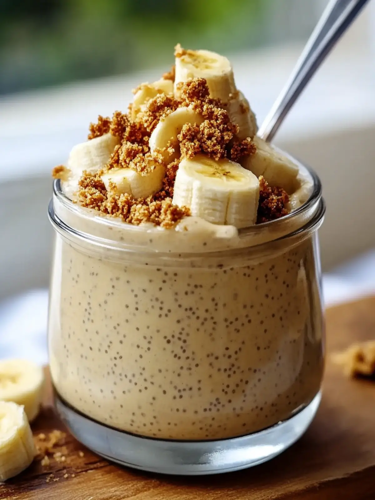 Banana Cream Pie Blended Chia Pudding for Easy Healthy Mornings 3 Banana Cream Pie Blended Chia Pudding