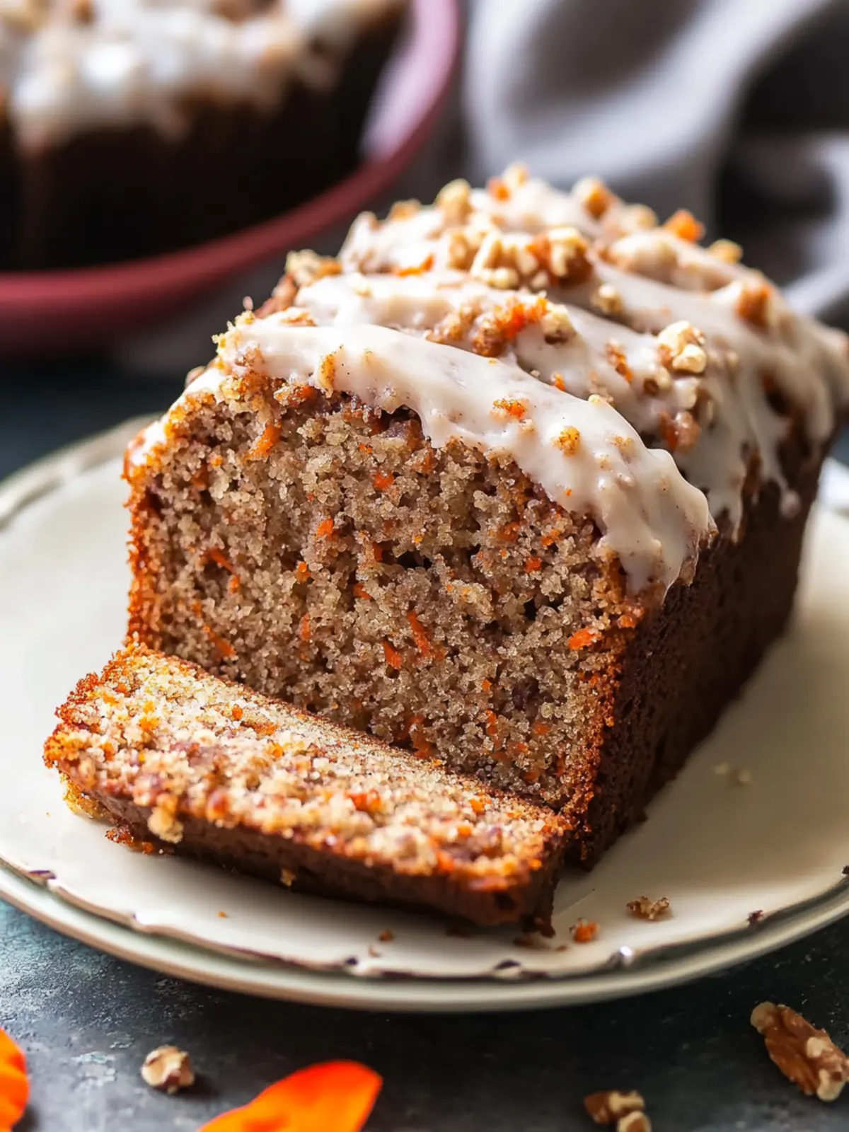 Irresistible Carrot Cake Banana Bread with Creamy Frosting 4 Carrot Cake Banana Bread
