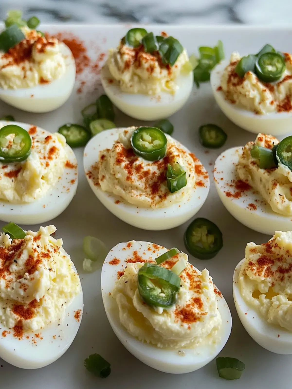 Loaded Jalapeño Popper Deviled Eggs for Ultimate Flavor Fun 2 jalapeño popper deviled eggs