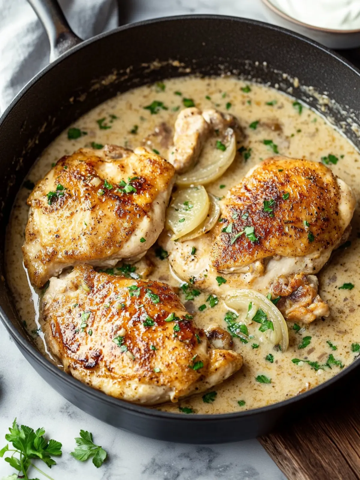 Sour Cream and Onion Chicken in 30 Minutes or Less 5 Sour Cream and Onion Chicken