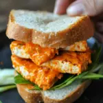 Vegan Garlic Buffalo Tofu Sandwich for Ultimate Comfort Food 8 Vegan Garlic Buffalo Tofu Sandwich