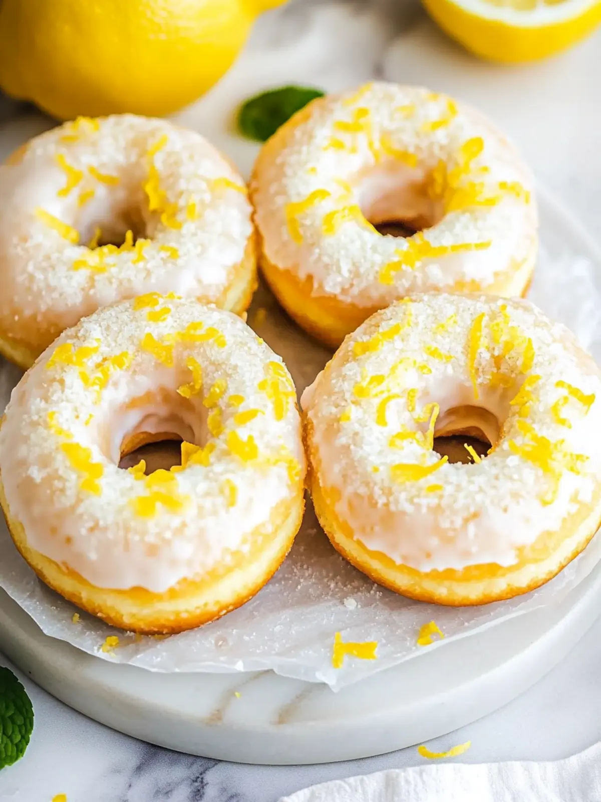 Lemon Vanilla Protein Donuts for Guilt-Free Indulgence 4 Lemon Vanilla Protein Donuts