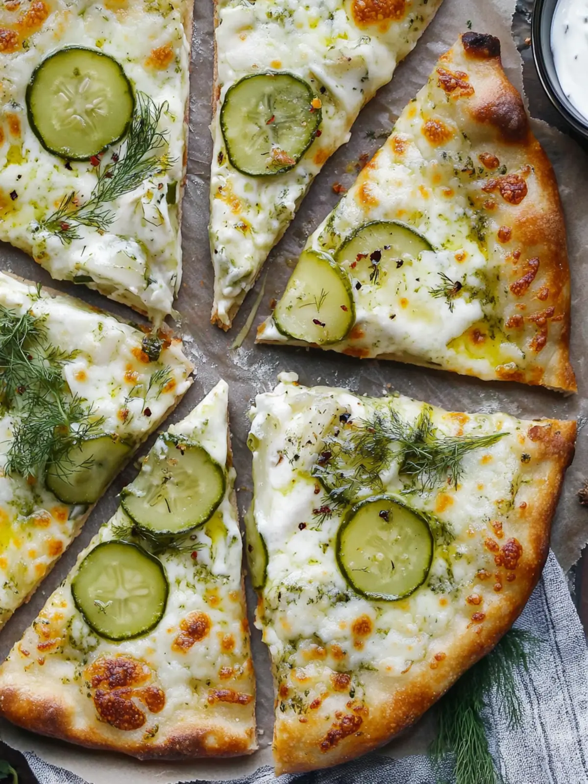 Delicious Dill Pickle and Garlic Pizza for Quick Comfort 2 Dill Pickle and Garlic Pizza