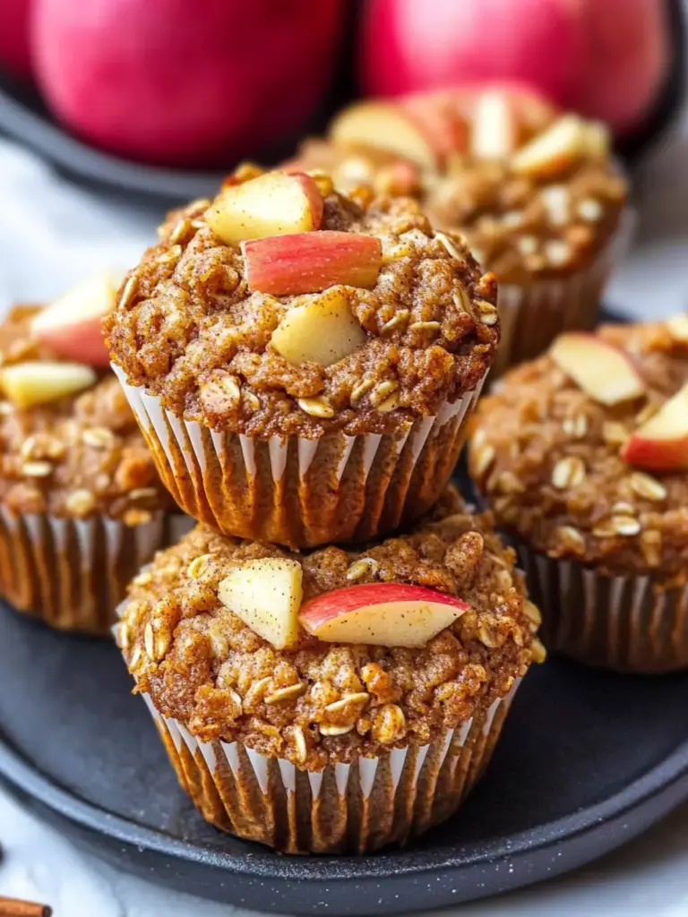 Apple Cinnamon Protein Muffins
