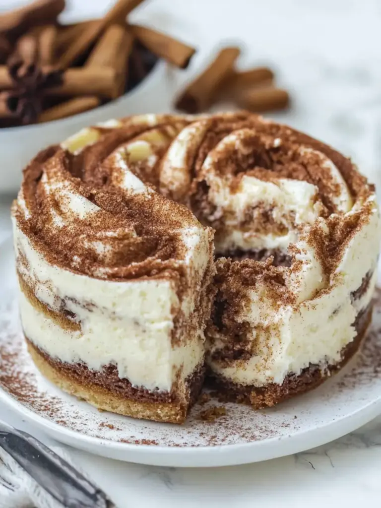 Cinnamon Swirl Protein Cake