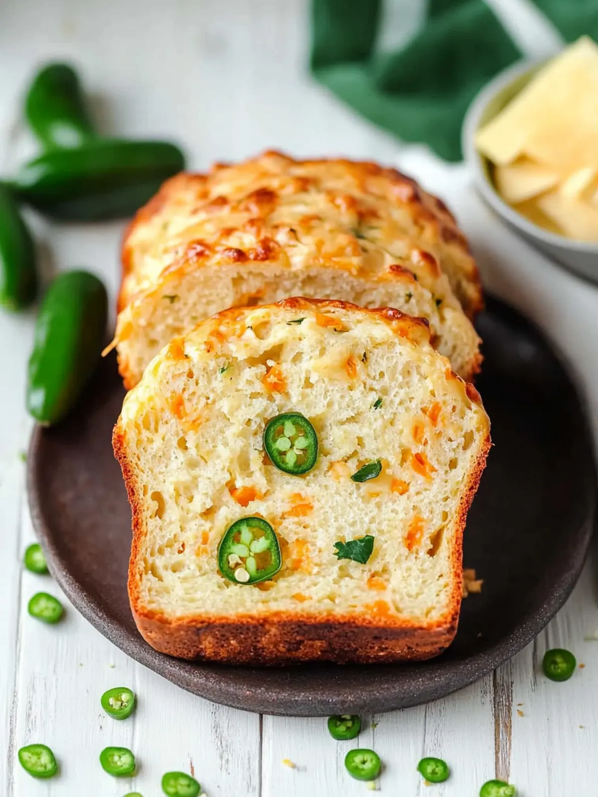 Mouthwatering Jalapeño Cheddar Bread for Easy Comfort Meals 3 Jalapeño Cheddar Bread