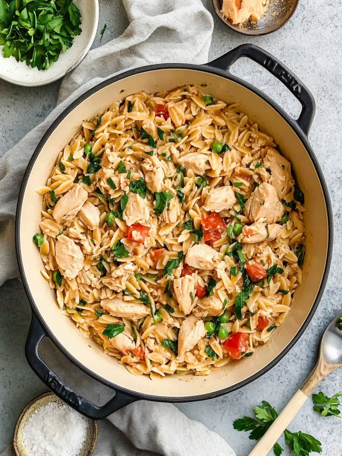 Creamy One Pot Chicken Orzo in Just 30 Minutes! 5 One Pot Chicken Orzo