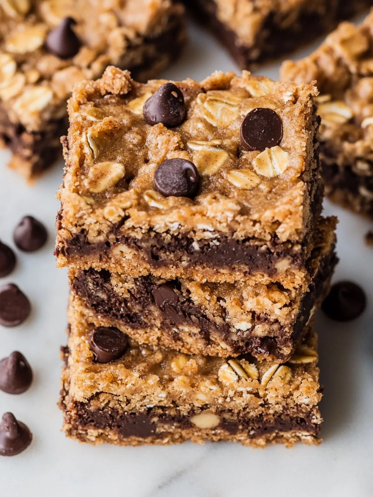 Decadent Chocolate Chip Peanut Butter Oatmeal Bars Made Easy 4 Chocolate Chip Peanut Butter Oatmeal Bars