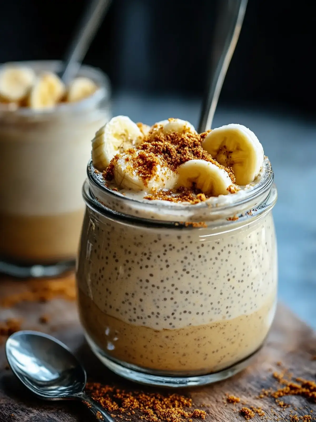 Banana Cream Pie Blended Chia Pudding for Easy Healthy Mornings 2 Banana Cream Pie Blended Chia Pudding