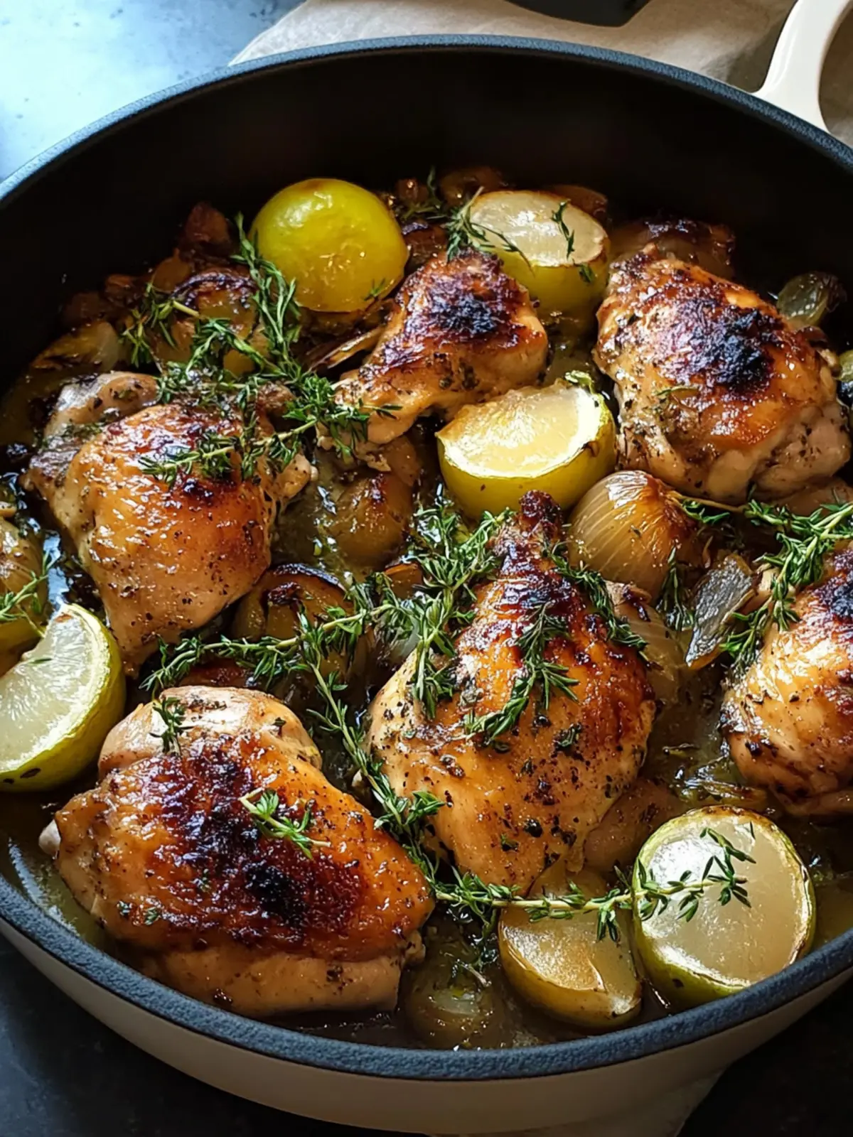 Delicious White Wine Chicken in a Silky Herb Sauce 5 White Wine Chicken